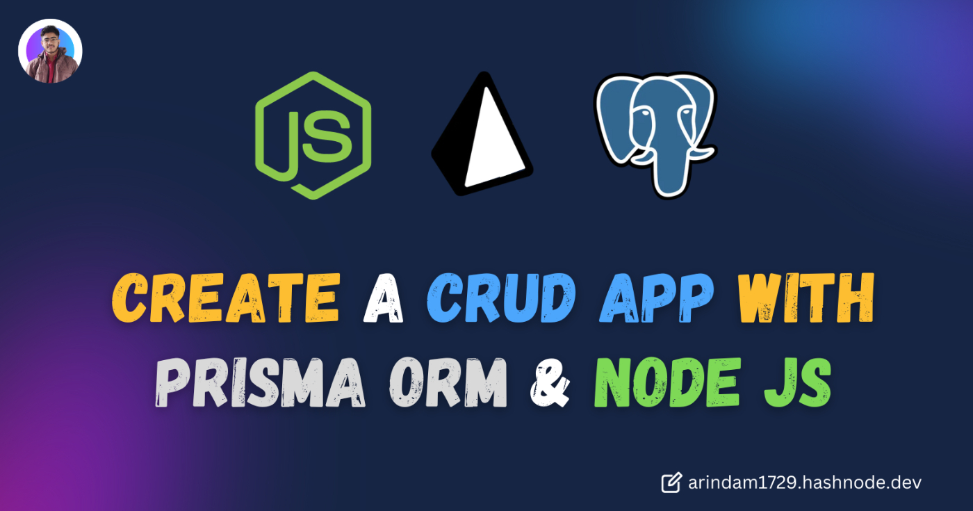 Building a CRUD App with Node.js, PostgreSQL, and Prisma