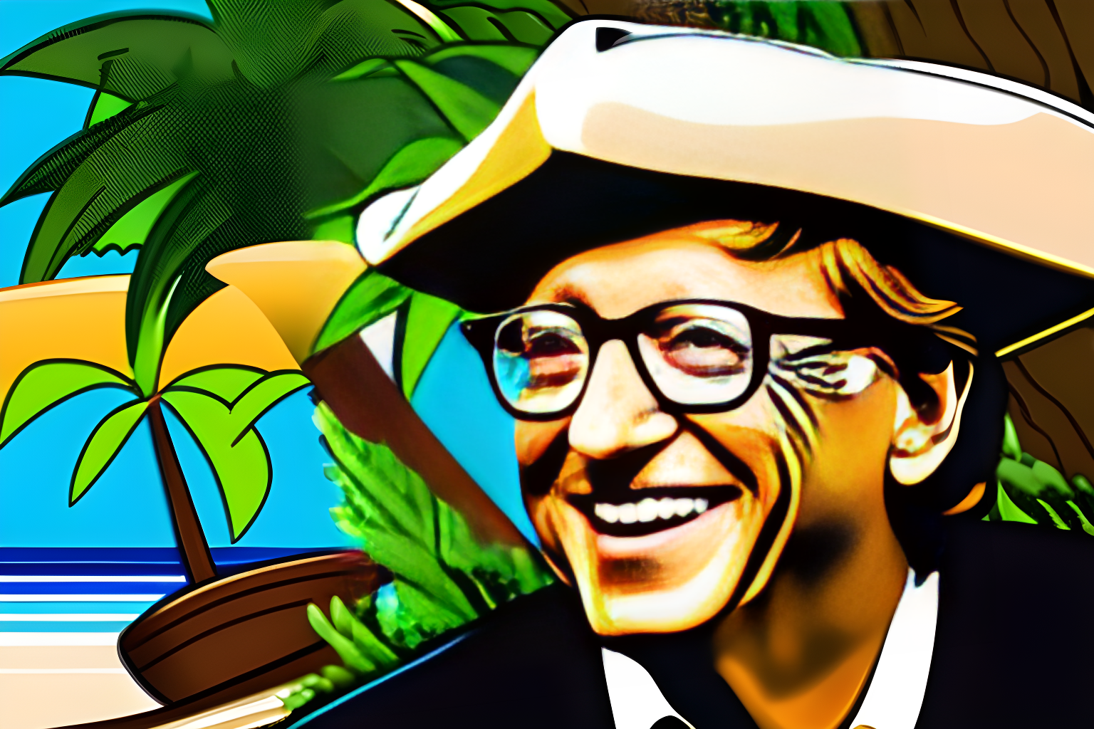 bill gates as a pirate