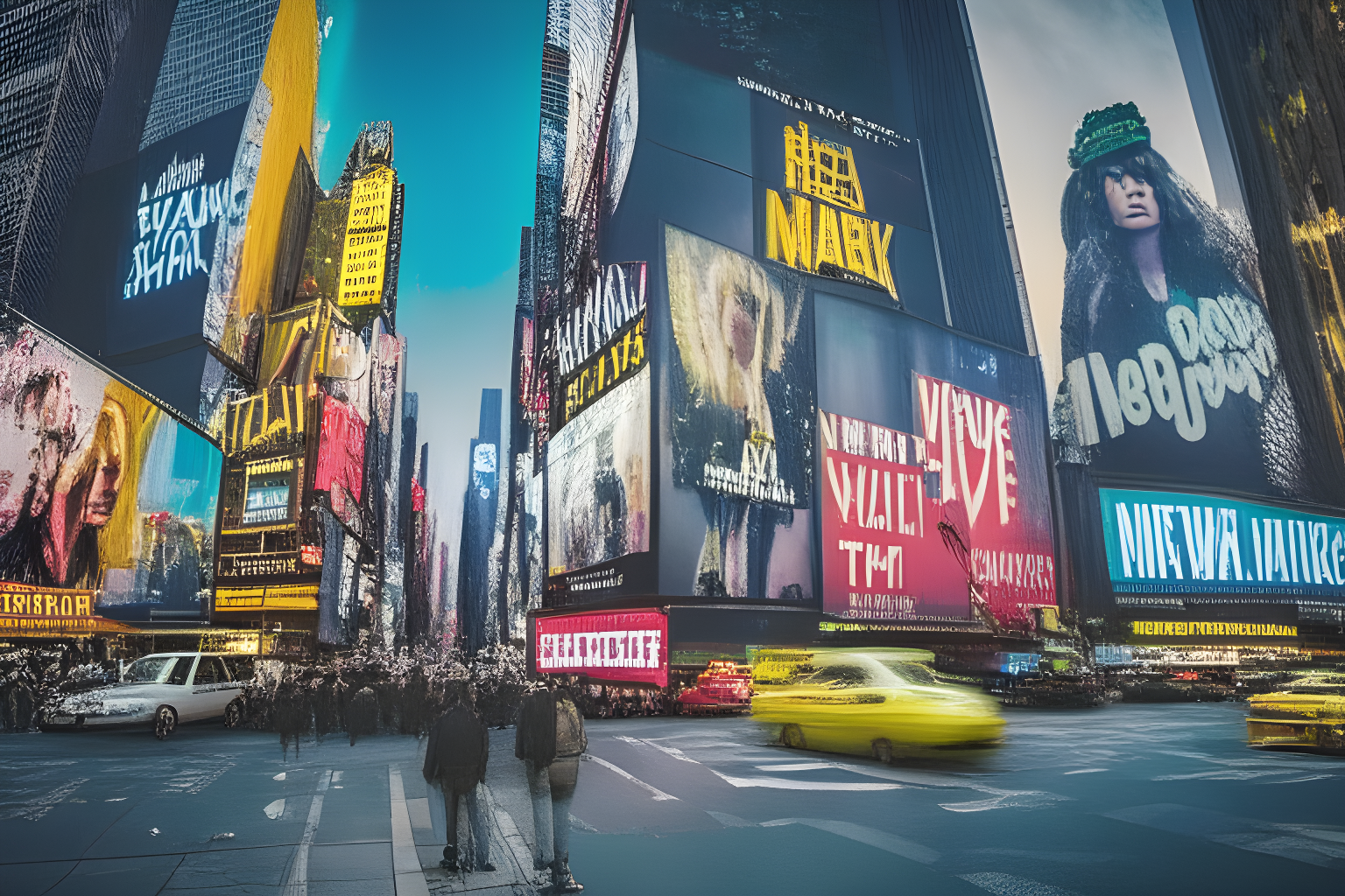 billboards in times square