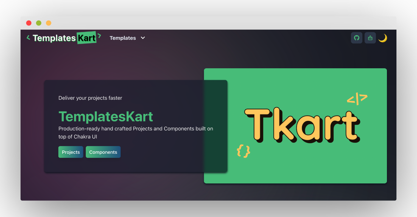 TemplatesKart: это лучшая библиотека компонентов пользовательского интерфейса Chakra?