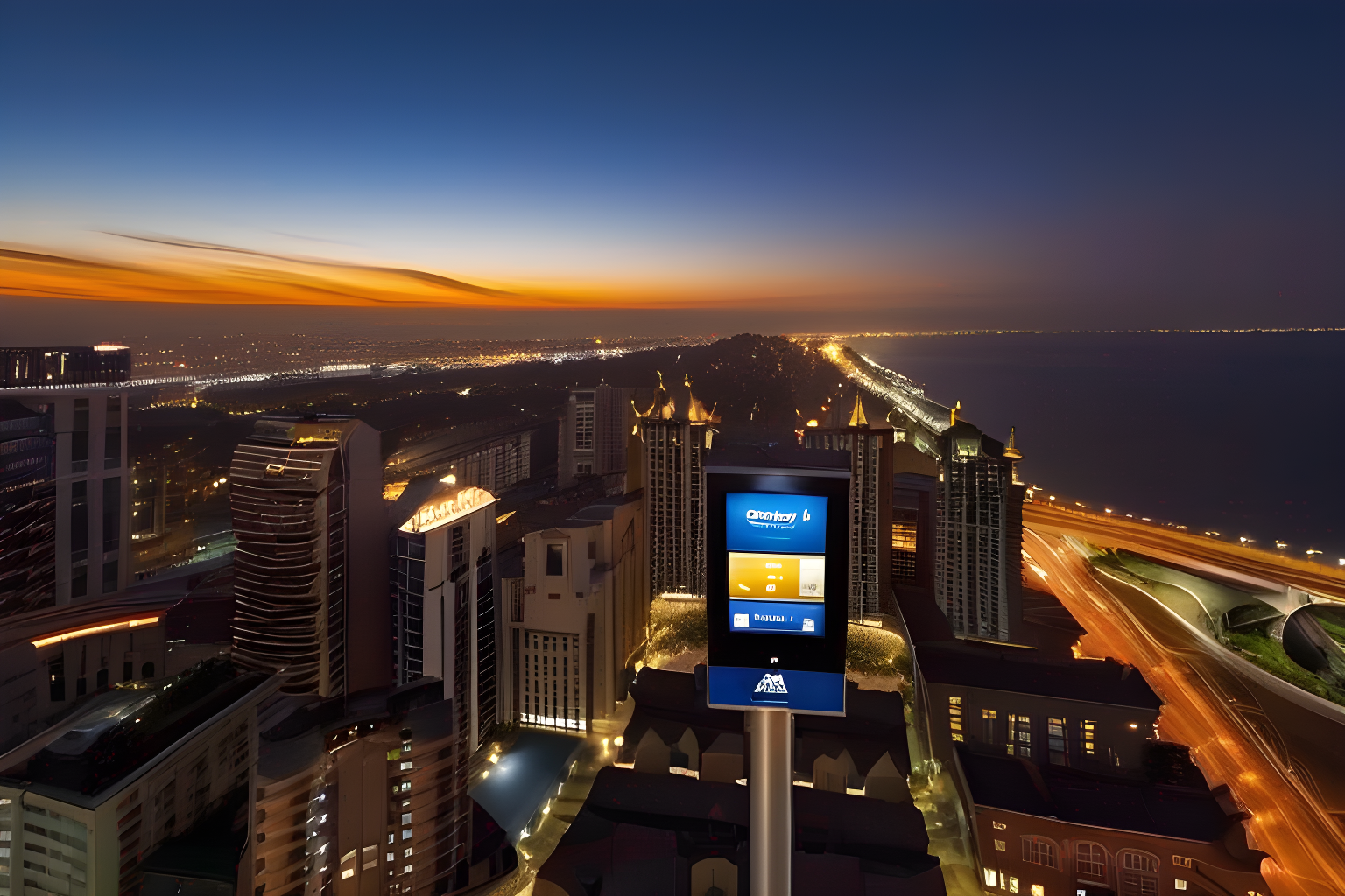 breathtaking photograph an atm machine in the sky