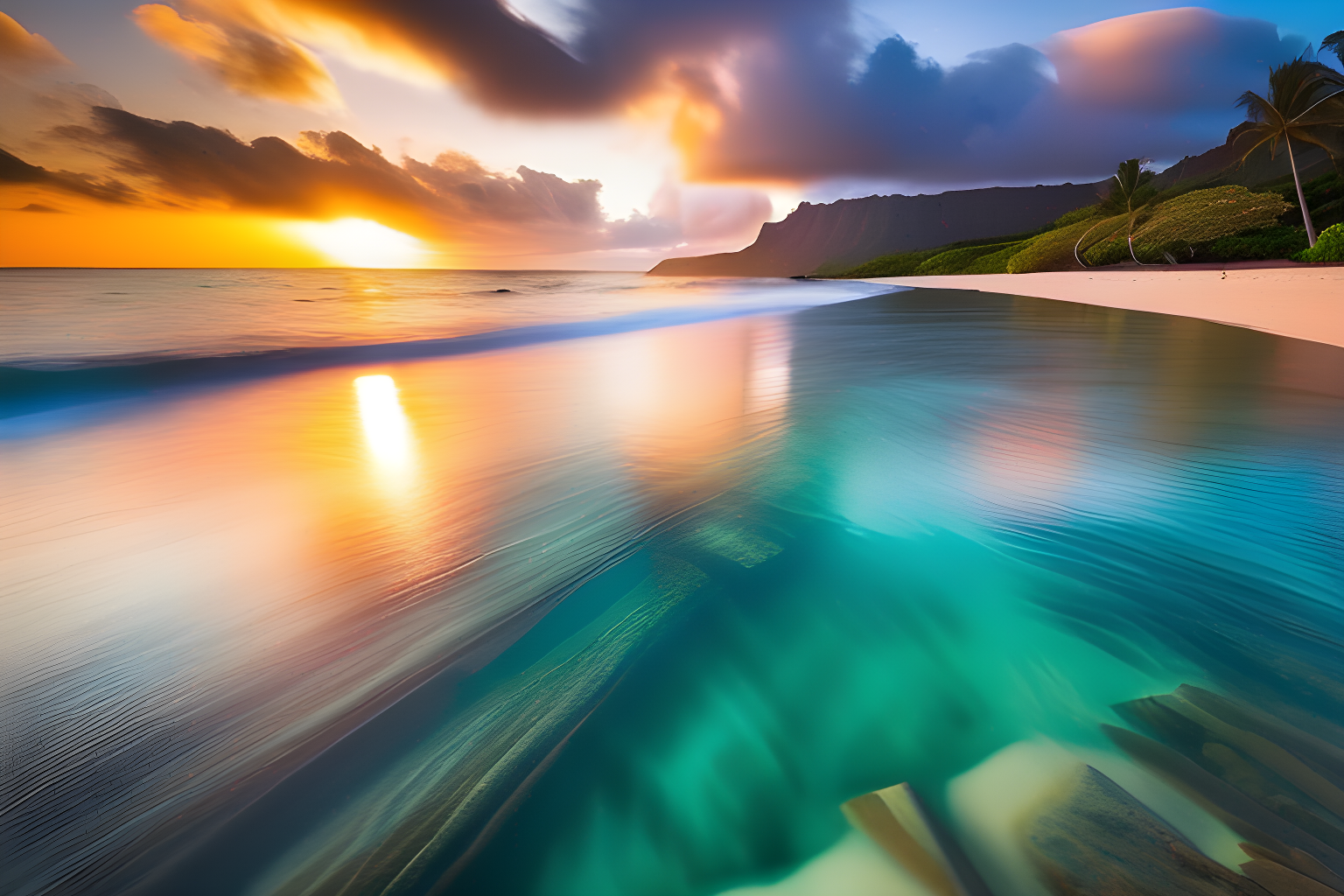 breathtaking photograph of a beach in hawaii
