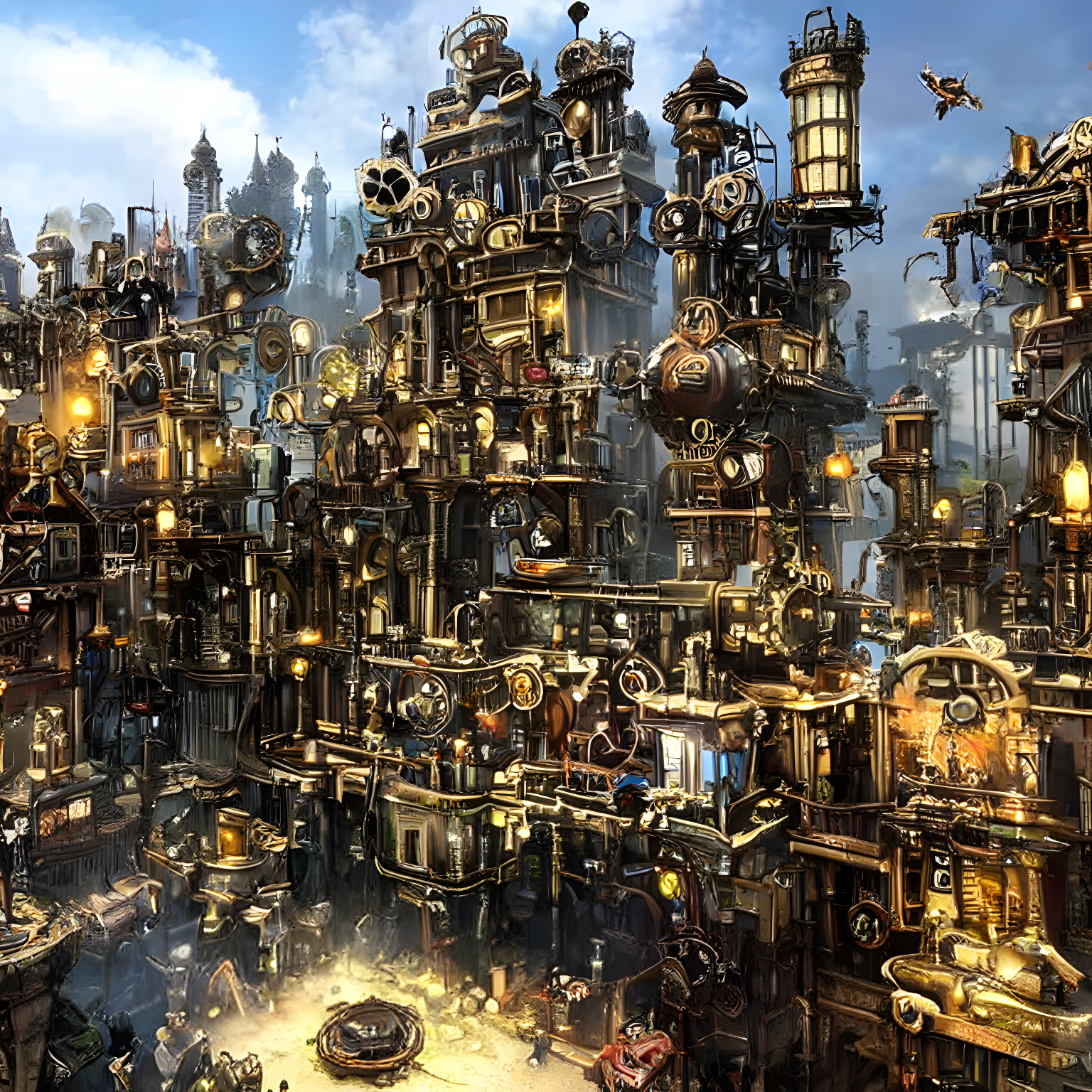 build a steampunk world