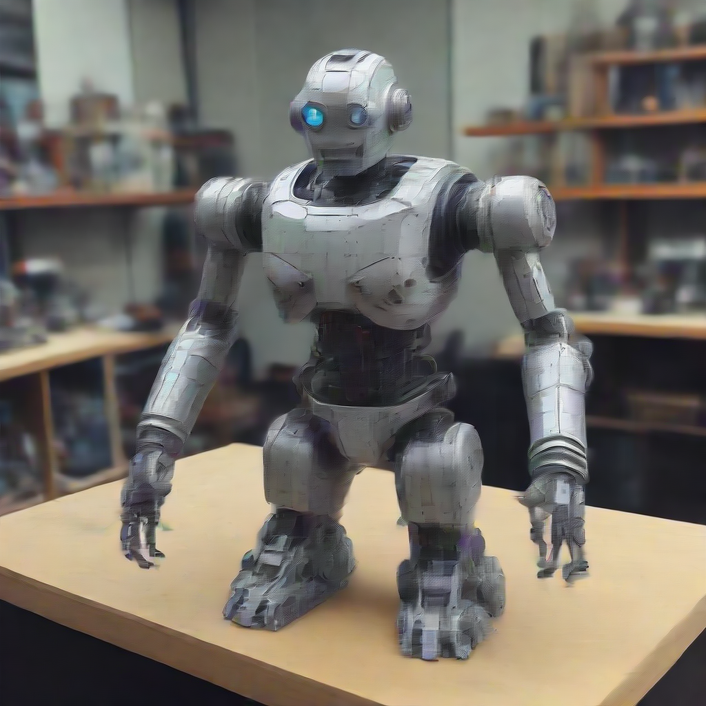 building a robot piece by piece