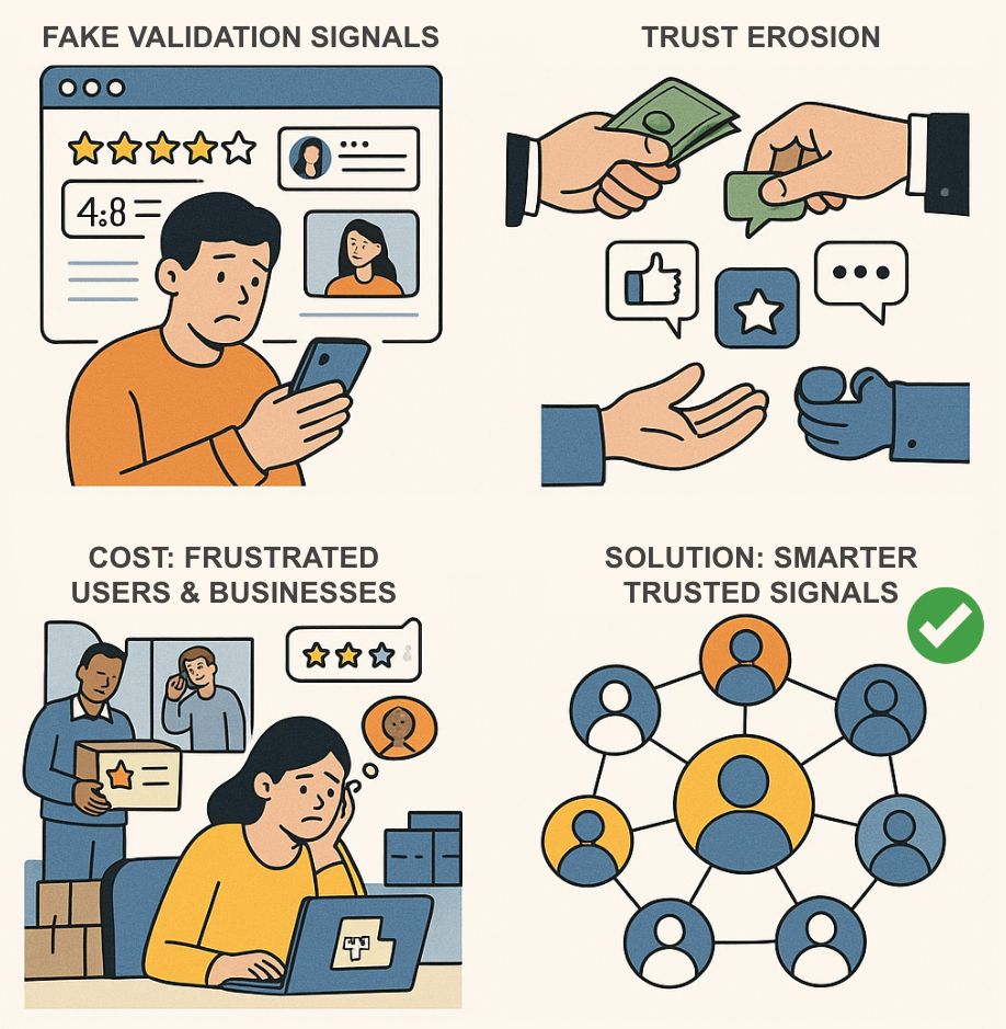 Fake Validation Signals leads to Trust Erosion. Smarter Trusted Signals is the Solution.