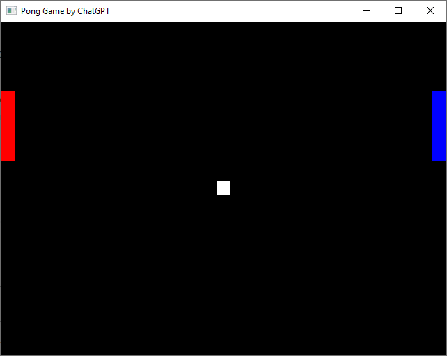 “Pong Game”, a joint effort by humans and machines