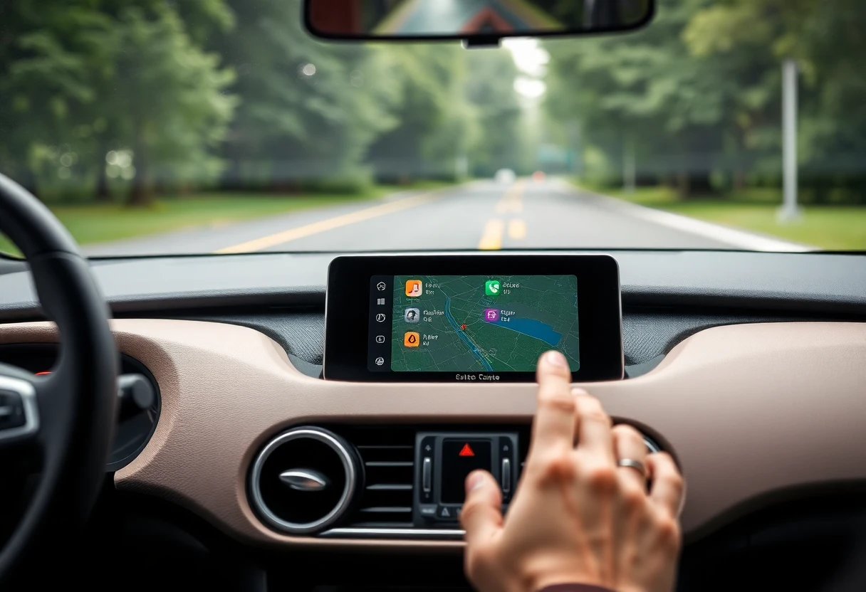 car touchscreen