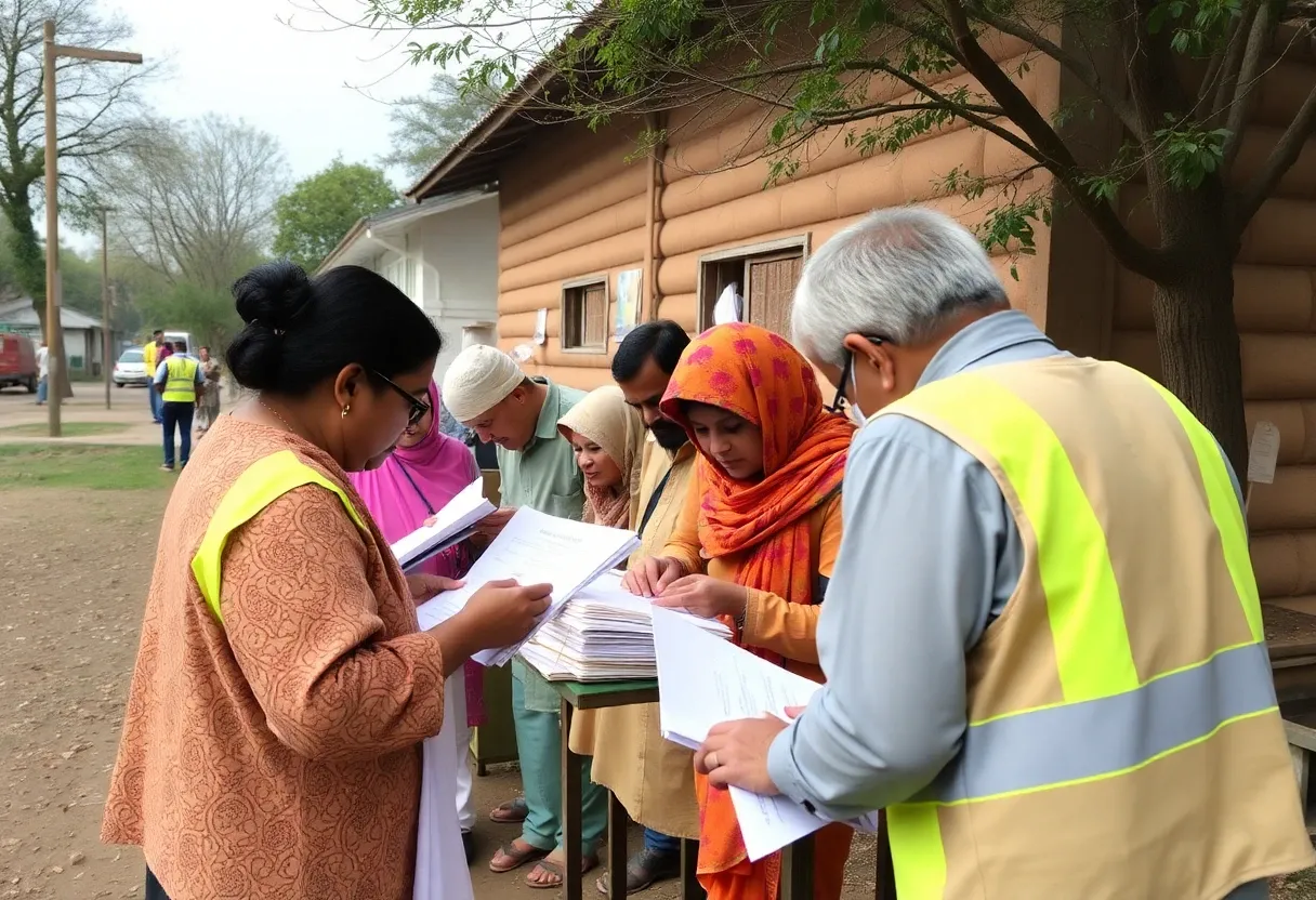 census in progress