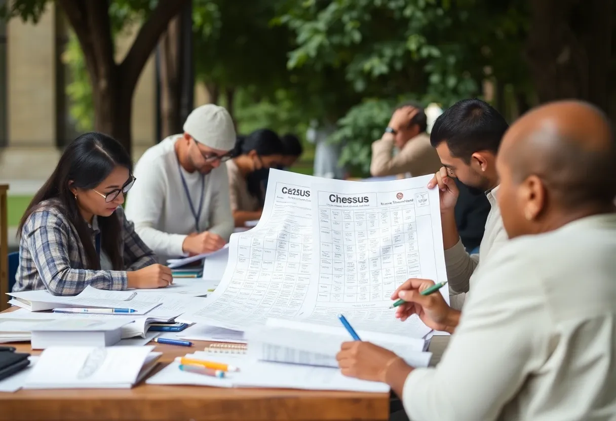census in progress