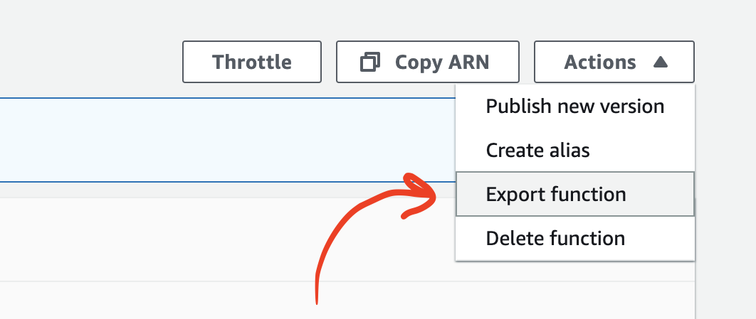 Export function