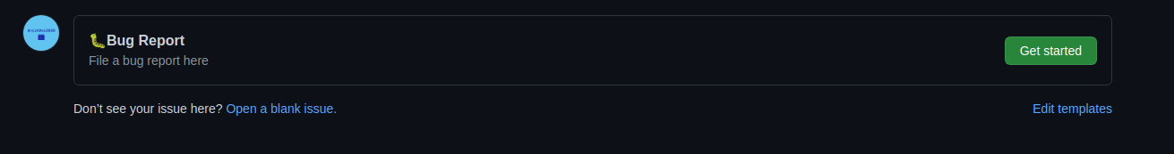 Bug Report: File a bug report here