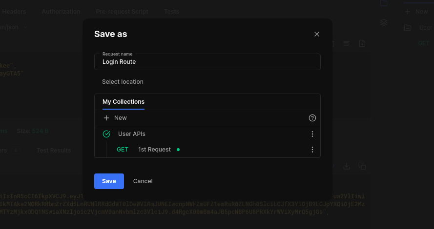 Login Route