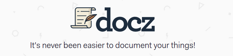 React Documentation with Docz