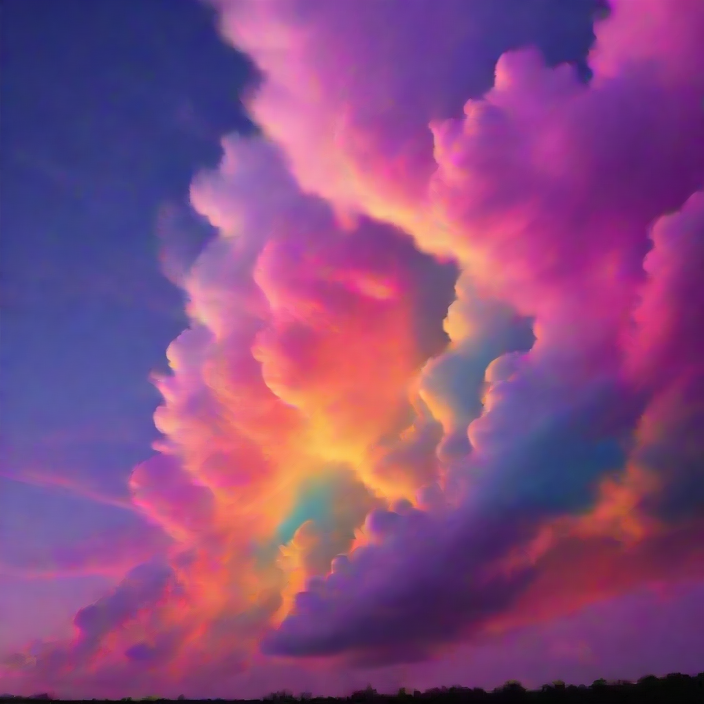 colorful clouds