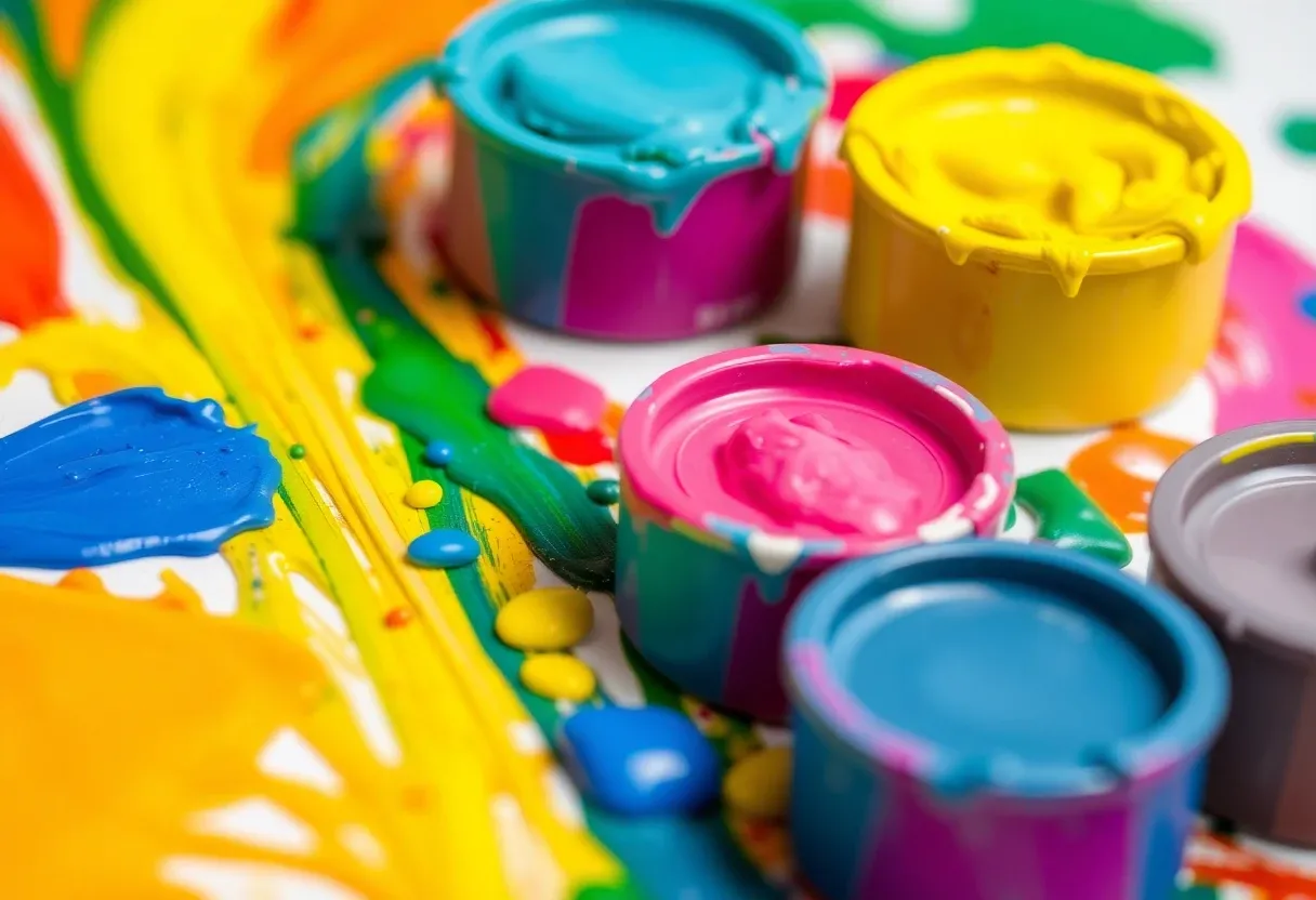 colorful paint