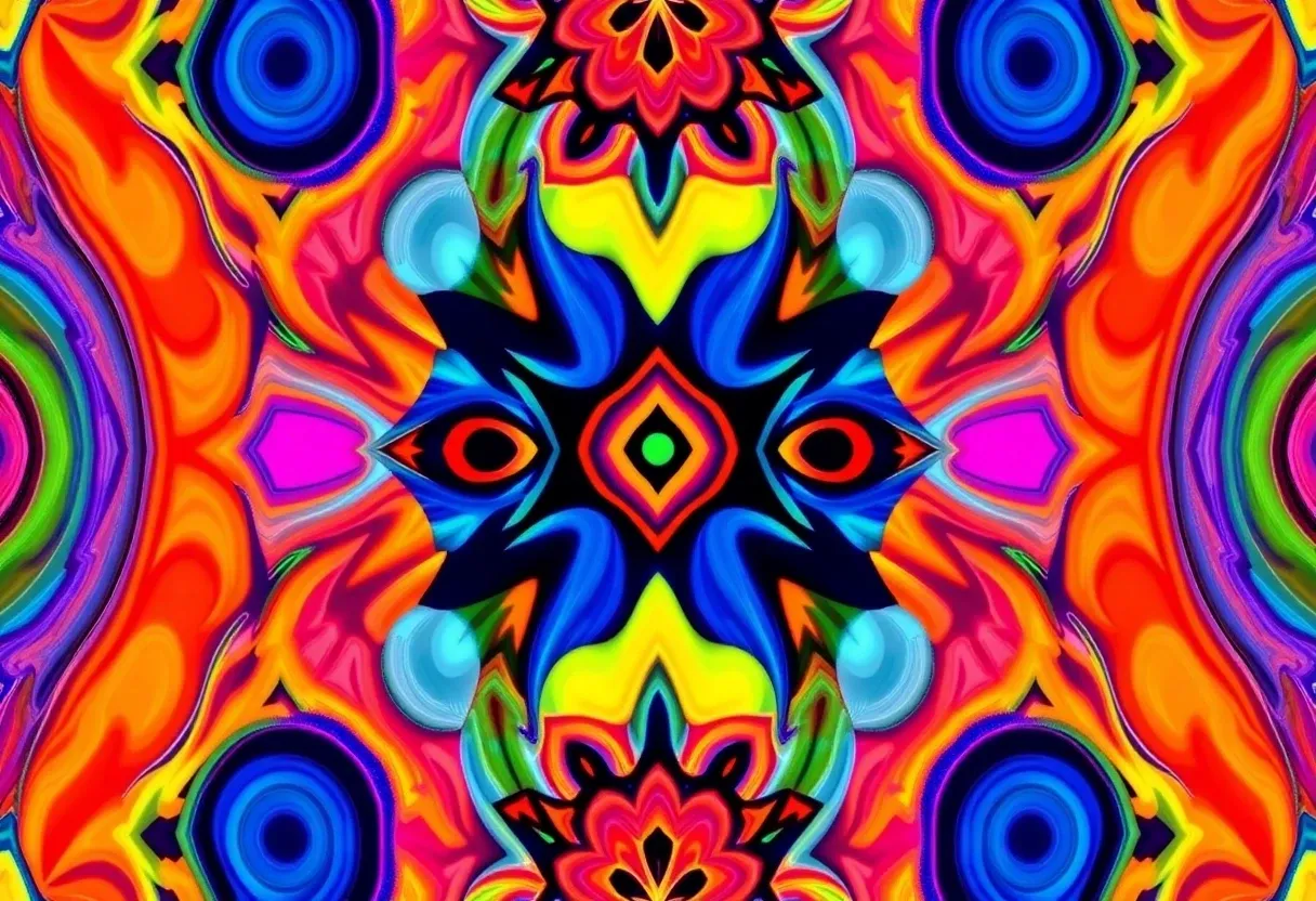 colorful patterns trippy