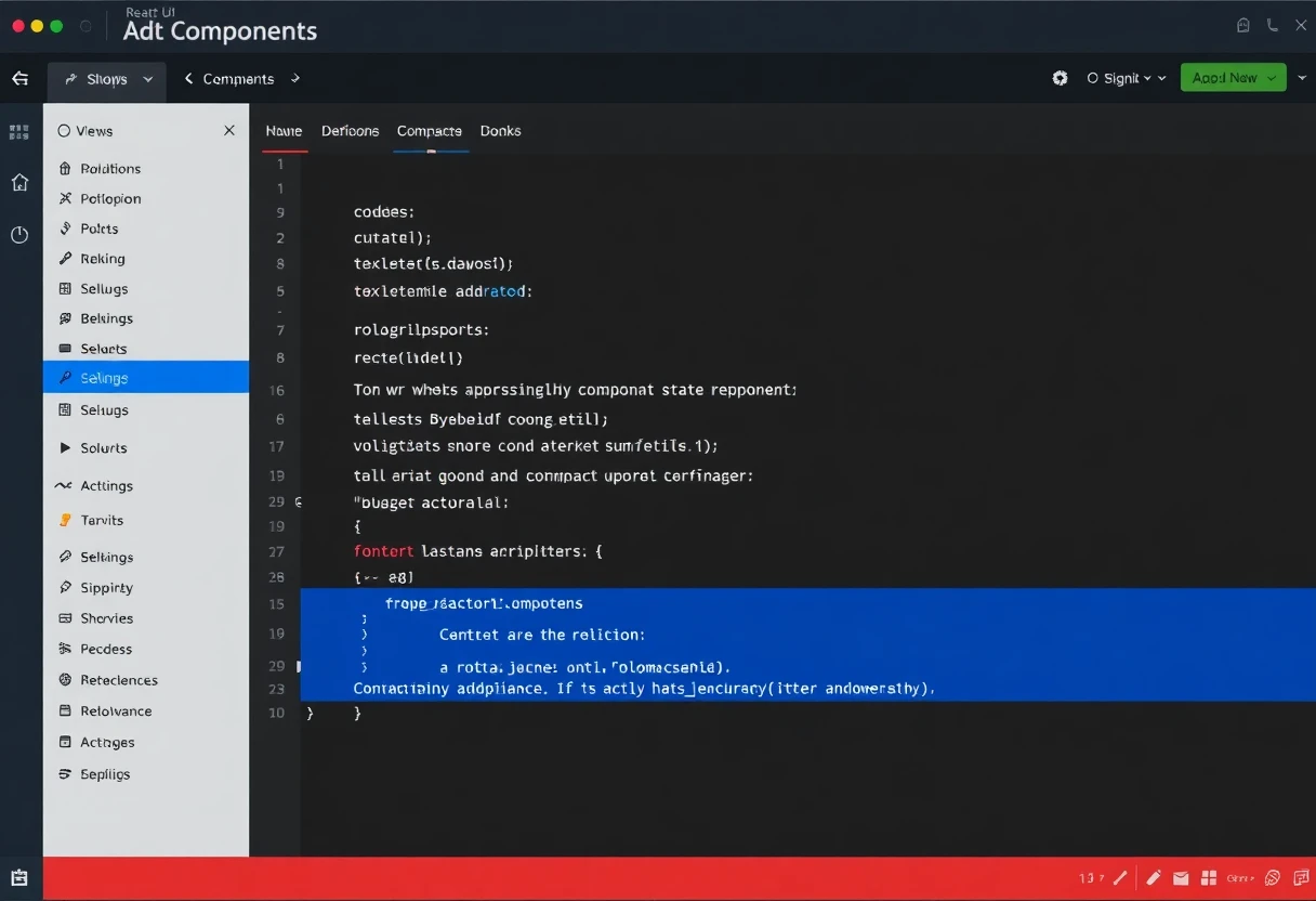creating react components in react ui builder