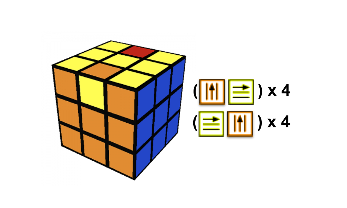 Кубик Рубика на прозрачном фоне