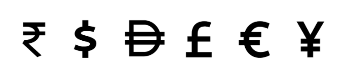 The Dai symbol alongside popular global currencies. Source: MakerDAO.com