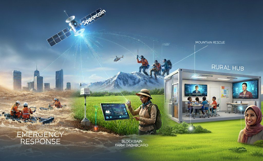 Spacecoin Saving Lives with Decentralized Connectivity