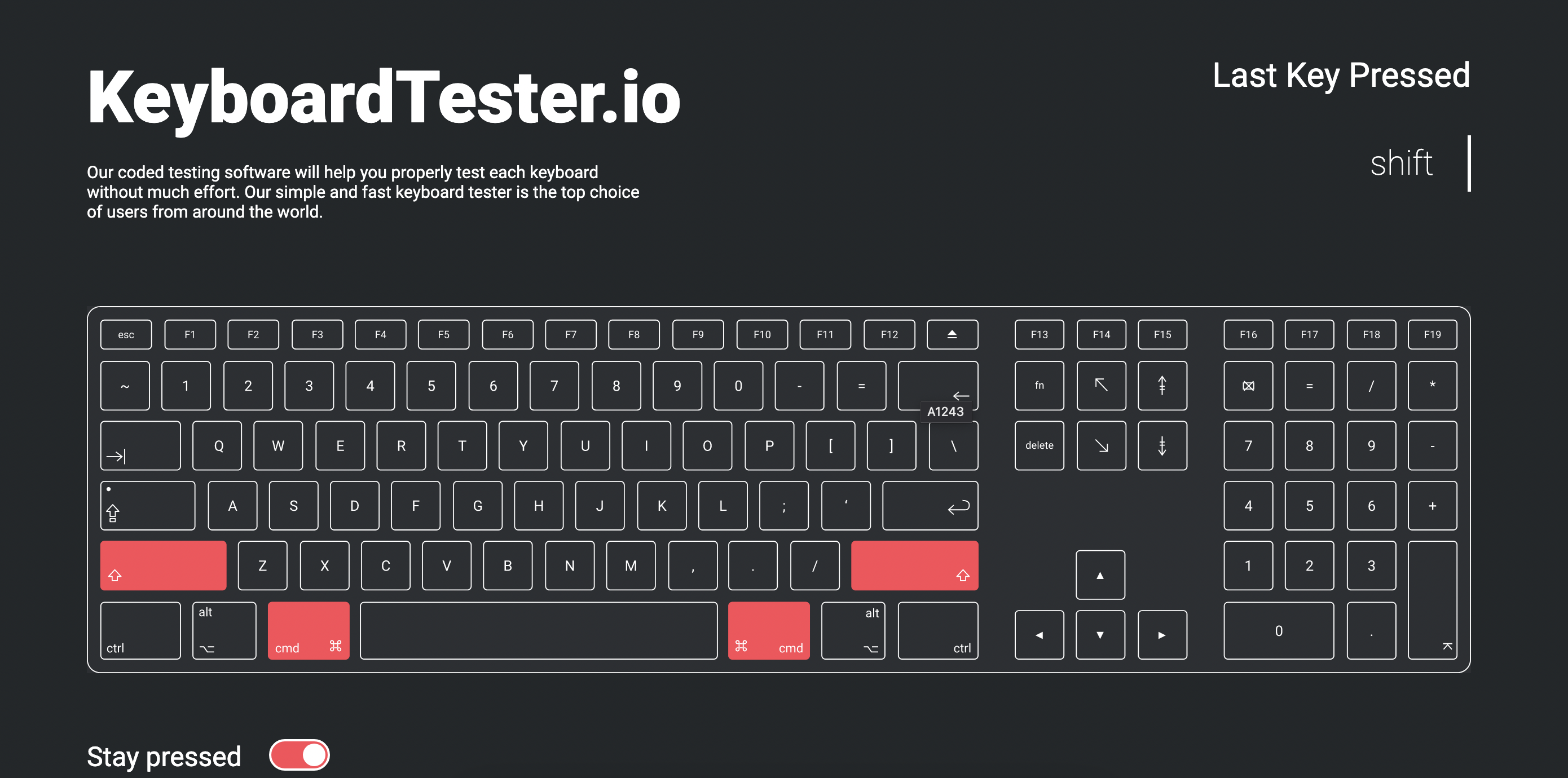 Keyboard Tester