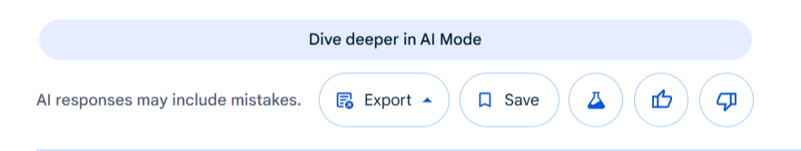 Google AI Disclaimer