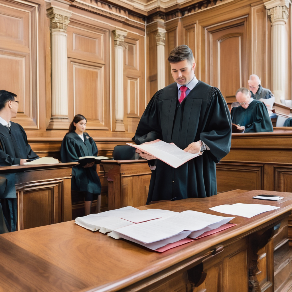 documents being read out in court