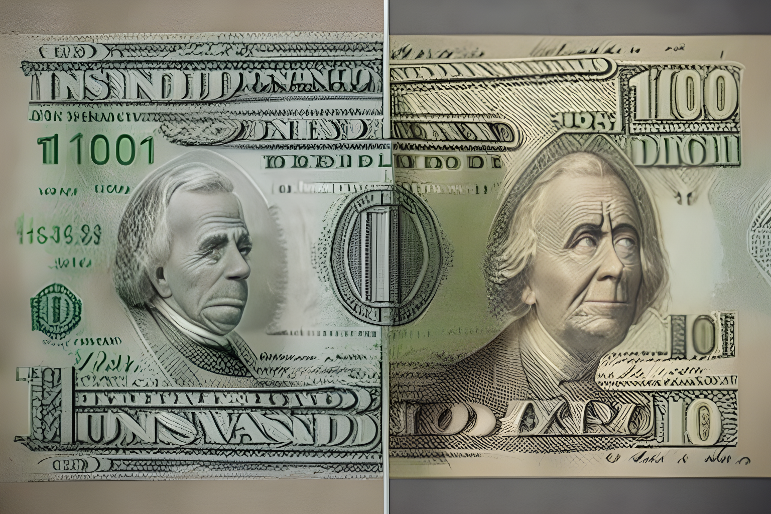 dollar bill vs dollar bill