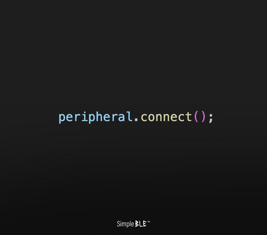 Peripheral.connect