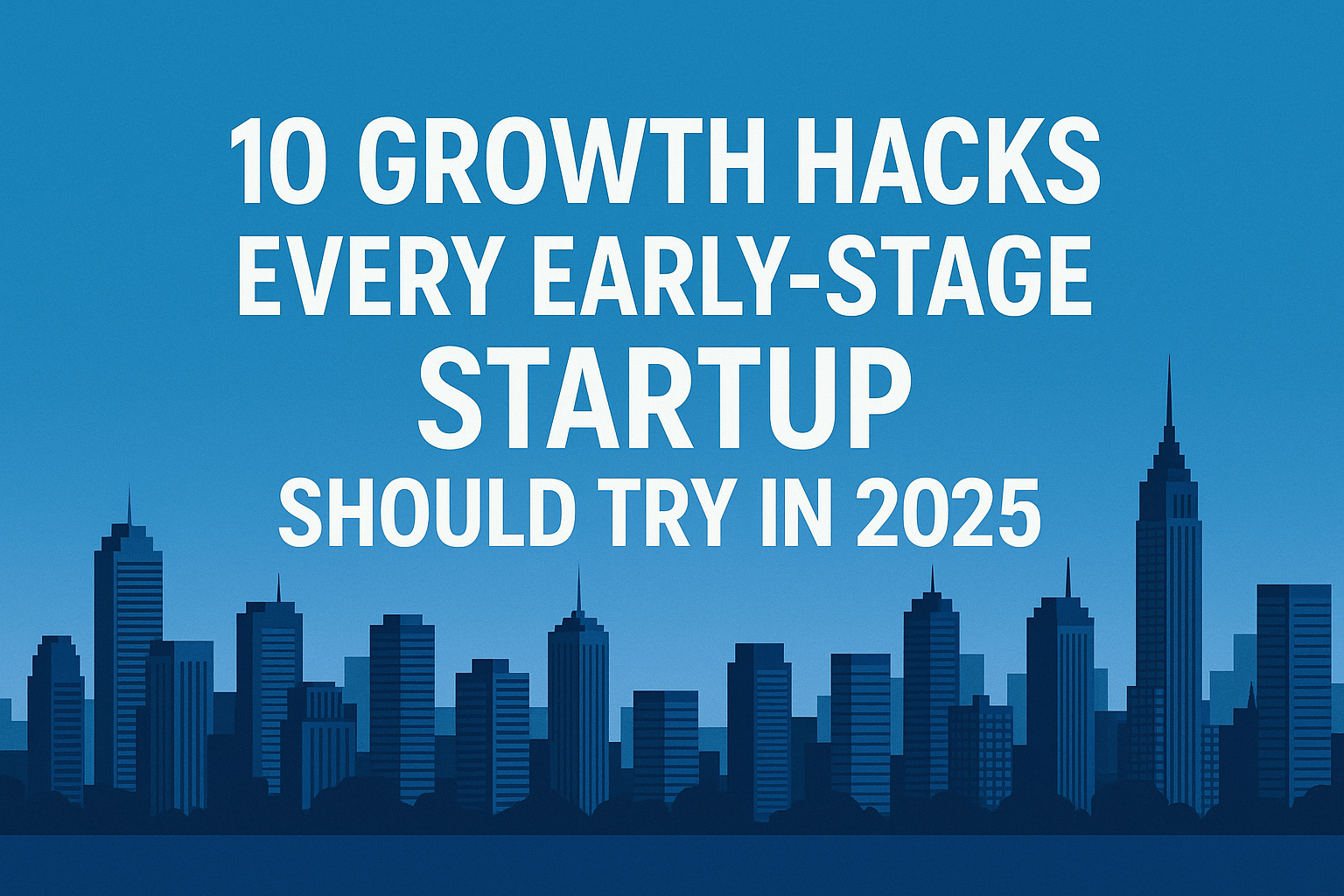 10 Growth Hacks Every Early-Stage Startup Should Try in 2025