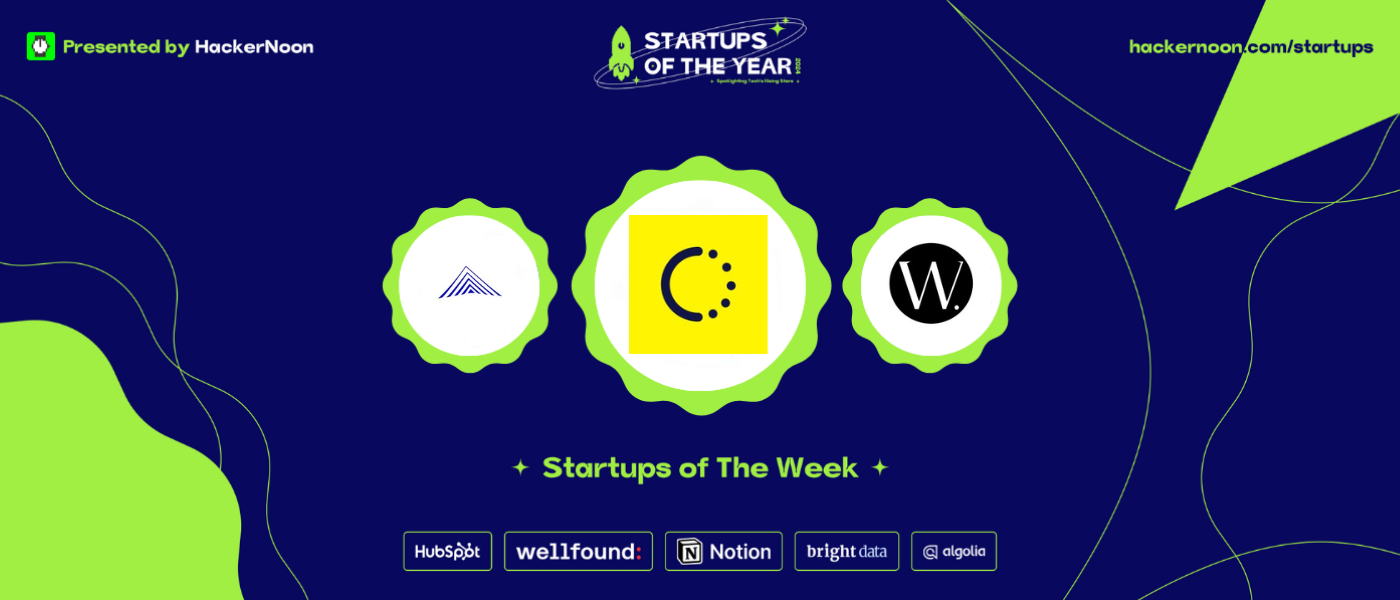 Meet Chaindots, Sorintellis, and WISE.MARKET: HackerNoon Startups of The Week