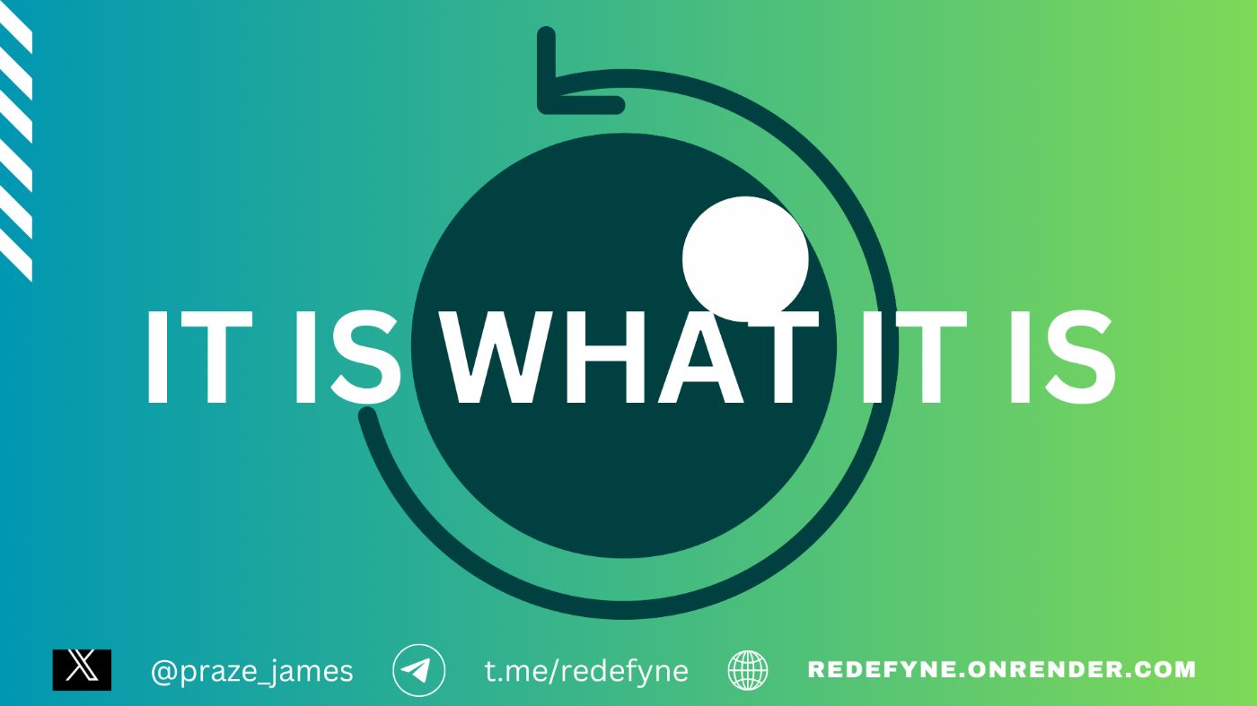 Here's Why It Is What It Is
