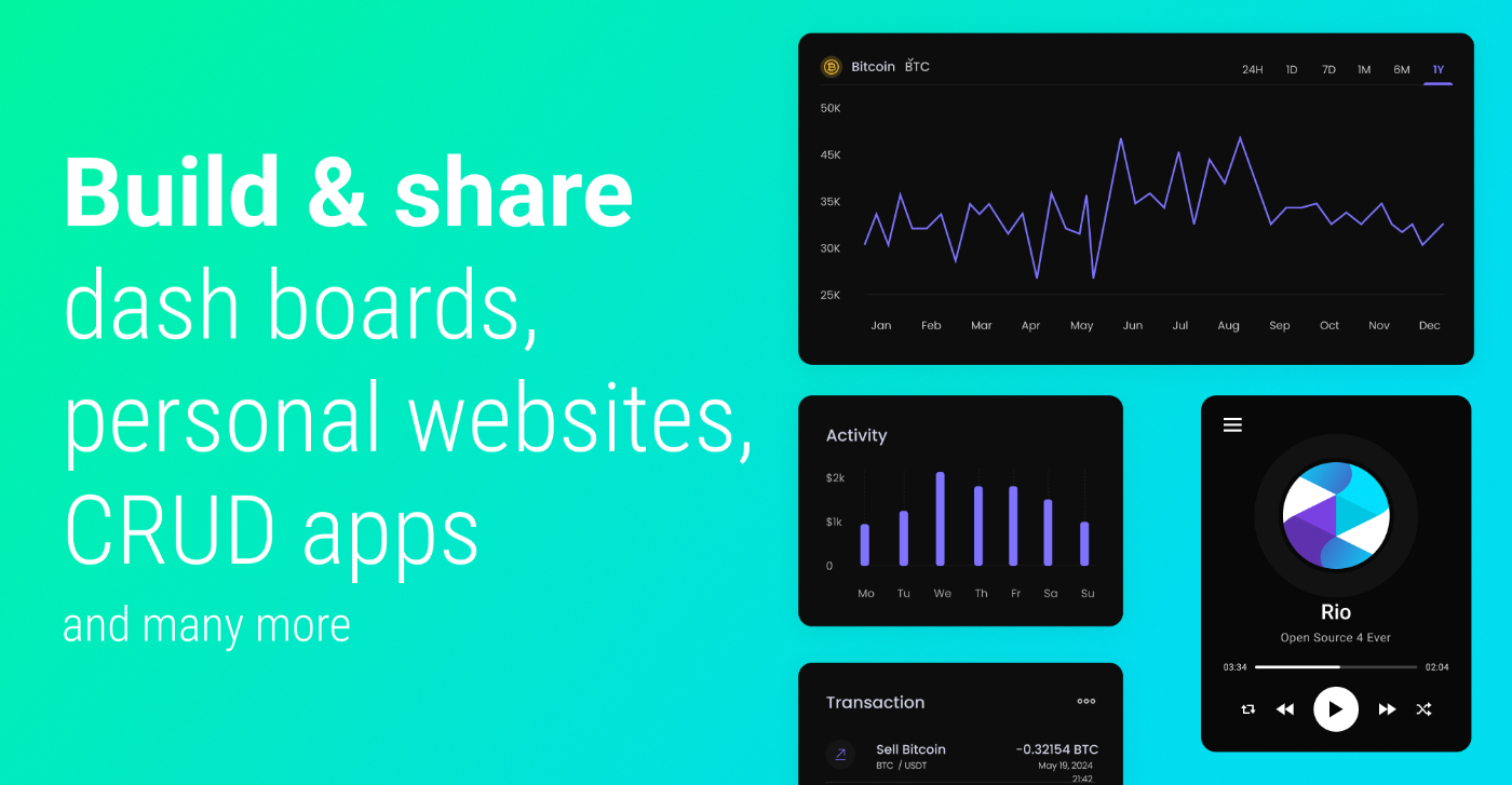 Rio: WebApps in Pure Python - No JavaScript, HTML, or CSS Needed!