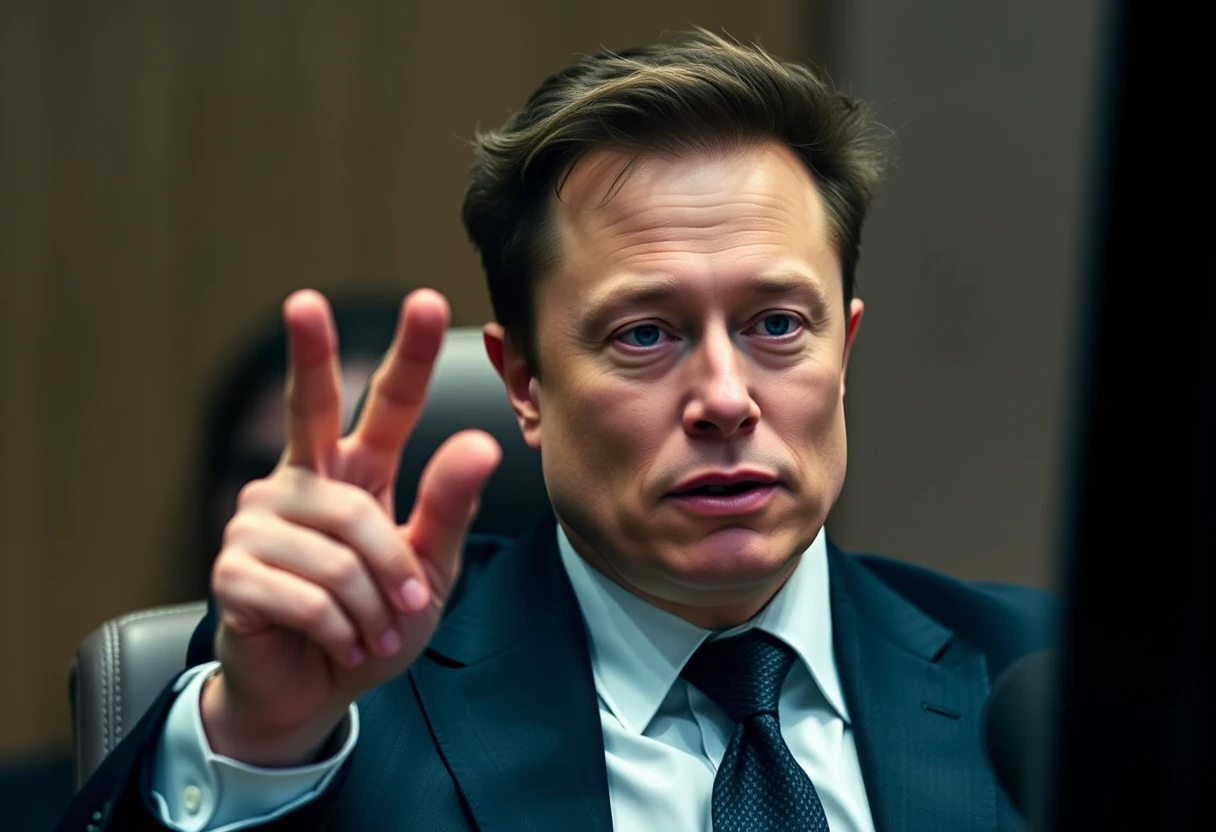 Elon Musk in court