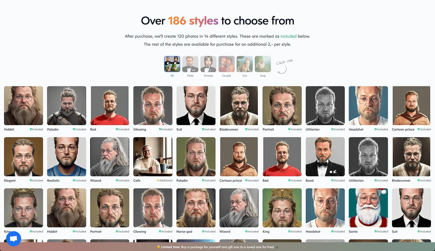 Profilepicture.ai: AI-Generated Profile Pictures