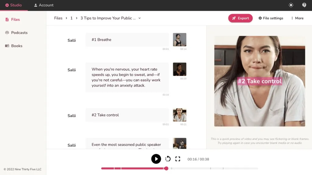 Fliki: Turn text into videos with AI voices