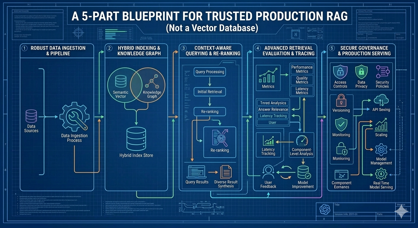 Production RAG Is Not a Vector Database: A Practical Blueprint for Retrieval You Can Trust