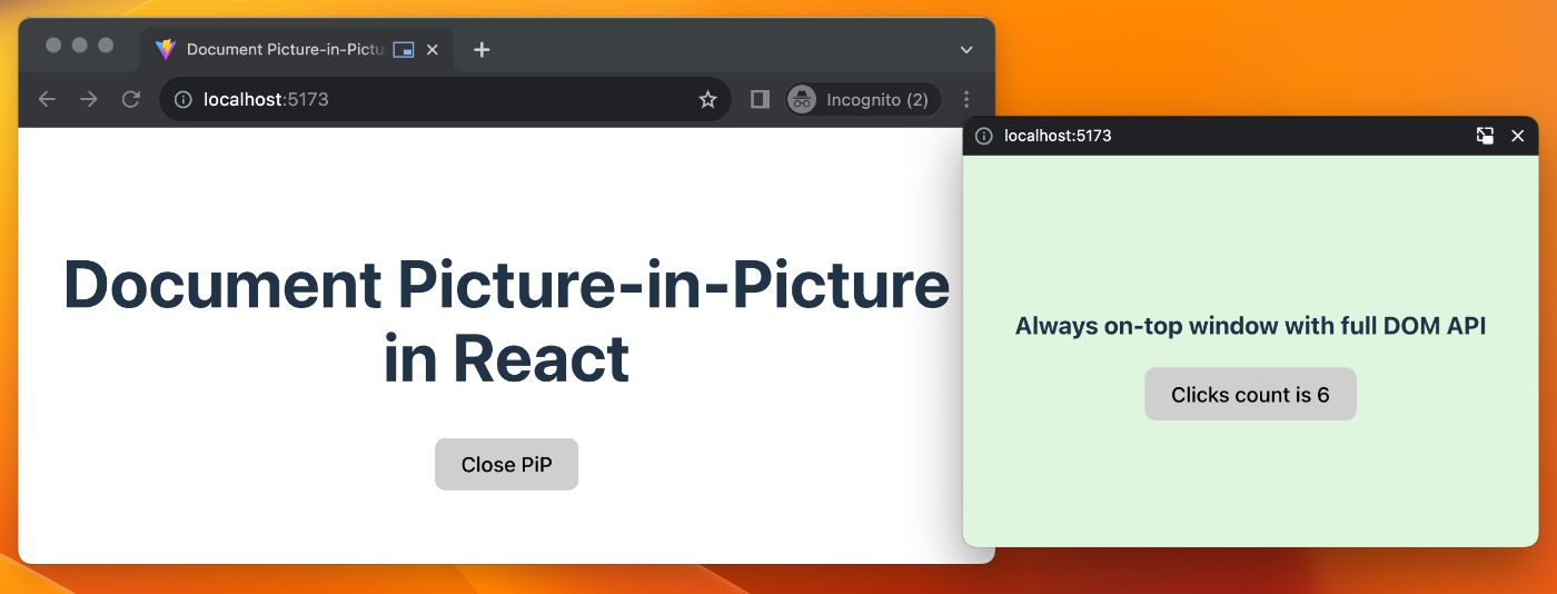 How to Document Picture-in-Picture in React (with Typescript)