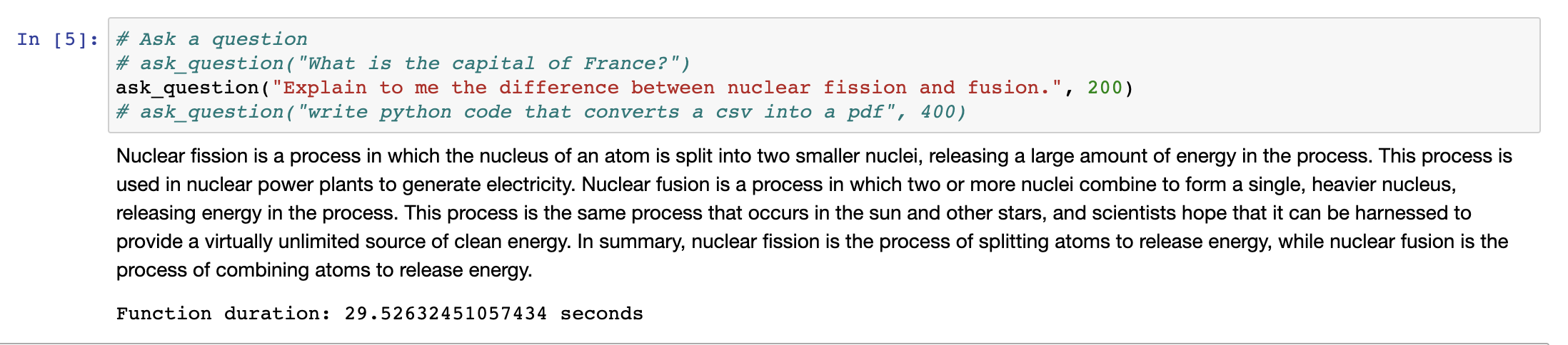 Explain to me the difference between nuclear fission and fusion. Image credit: Author