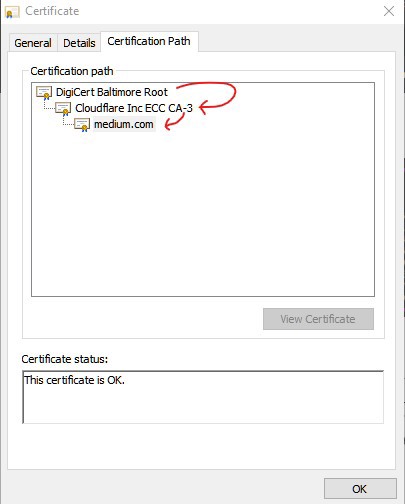 Pic 8. Certificate chain of medium.com