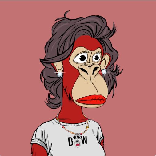 Meet my Desperate ApeWife, currently with a floor value of US$ 3,172.