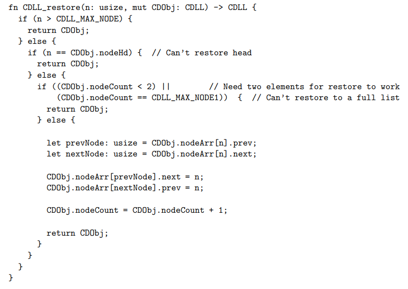  cdll_restore() function in RAR.