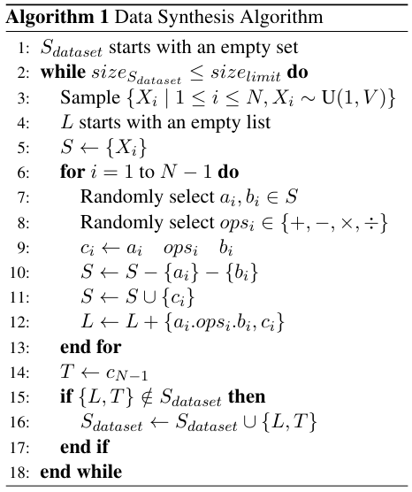 A Framework for Synthesizing Arithmetical Puzzle Datasets for Large Language Models
