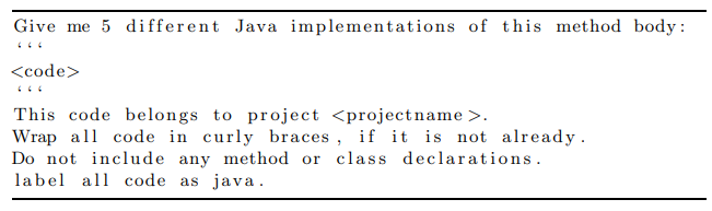 Fig. 1. The medium prompt for LLM requests, with line breaks added for readability.