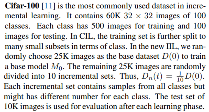 Evaluating Instance-Incremental Learning: CIL Methods on Cifar-100 and ImageNet