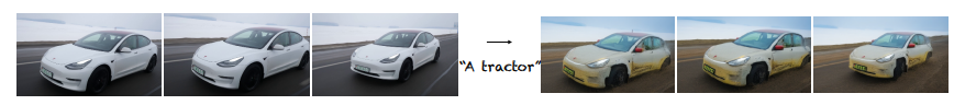 Figure 7: Limitations. Our method edits the video according to the feature correspondences of the original video, hence it cannot handle edits that requires structure deviations.