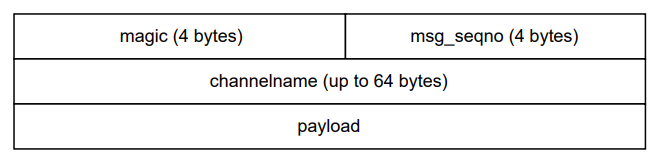 Fig. 2. LCM packet format