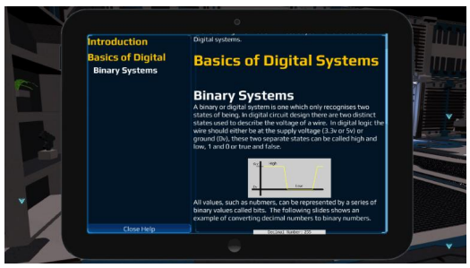 Figure 1: An excerpt of the help documentation in Gridlock.