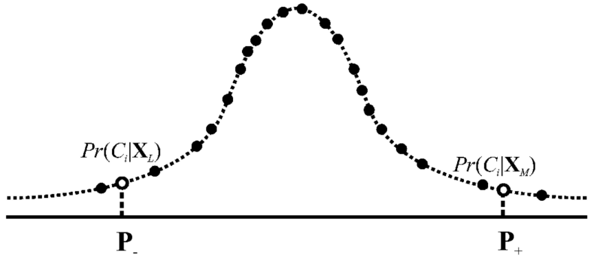 Figure 2. Construction of a posterior probability distribution