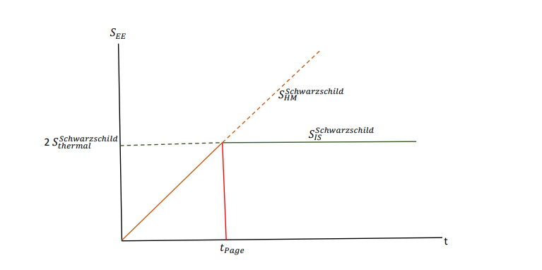 Figure 9: Page curve of Schwarzschild patch.